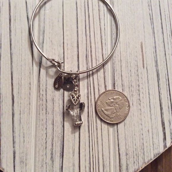 Cross Swarovski Crystal Charm Bracelet - Picture 3 of 3